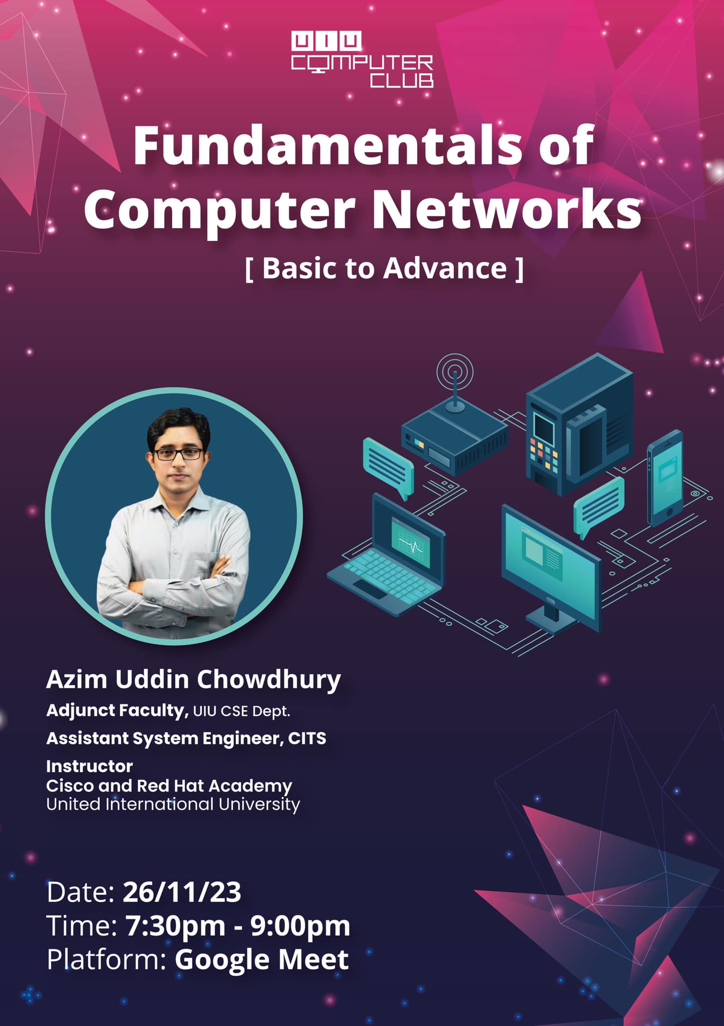 Fundamentals of Computer Networks [Basic To Advance]