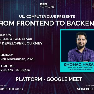 From Frontend to Backend